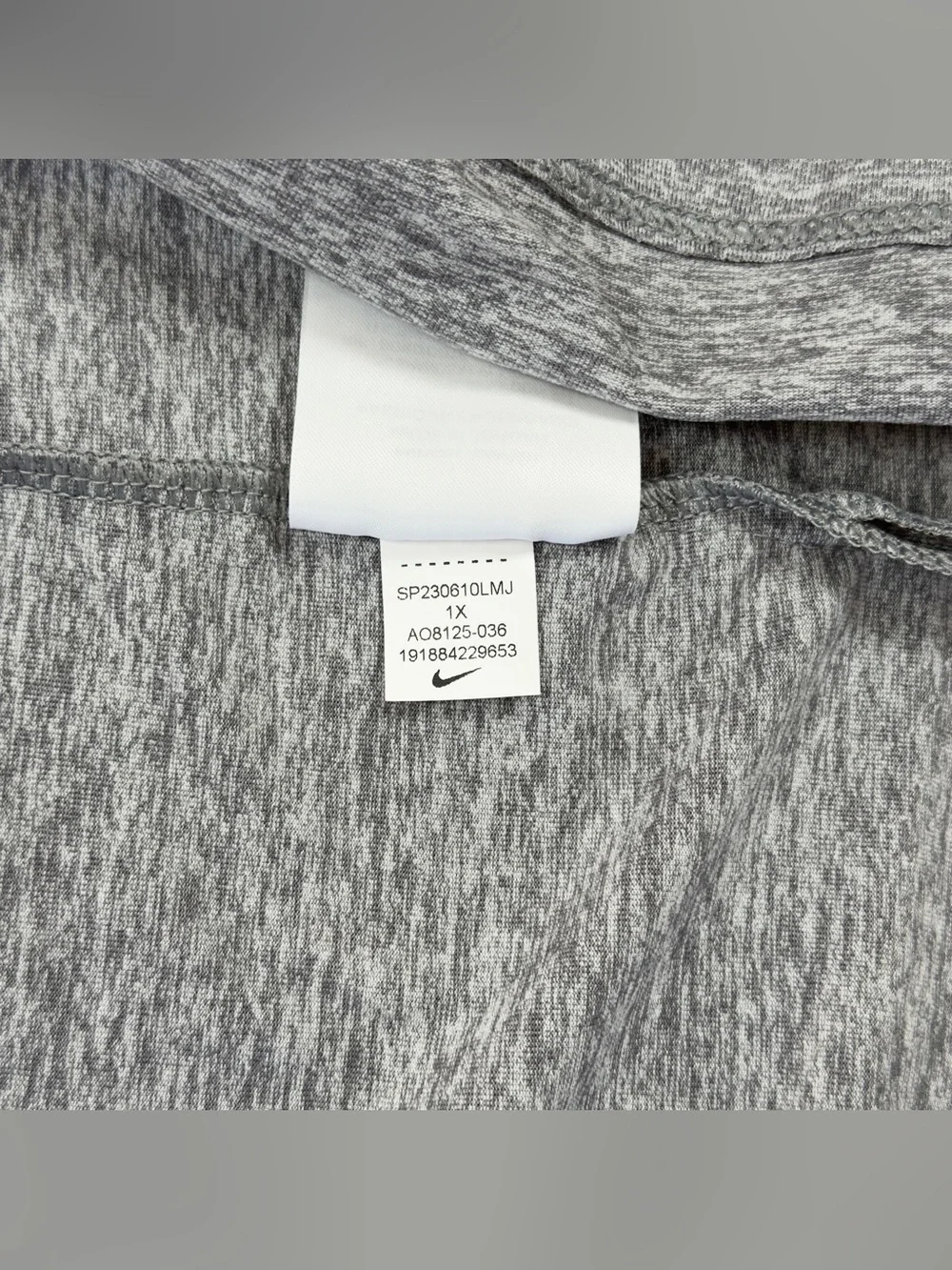 Nike Running Dri-FIT Element 1/2 Zip Top Women's 1X Grey Heather AO8125-036